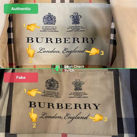 authentic burberry label vs fakes|authentic vintage burberry.